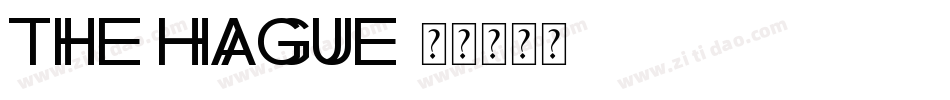 The Hague字体转换